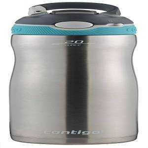 Contigo Stainless Steel Water Bottle AUTOSPOUT Ashland Chill Water Bottle, 20oz, Stainless/Scuba